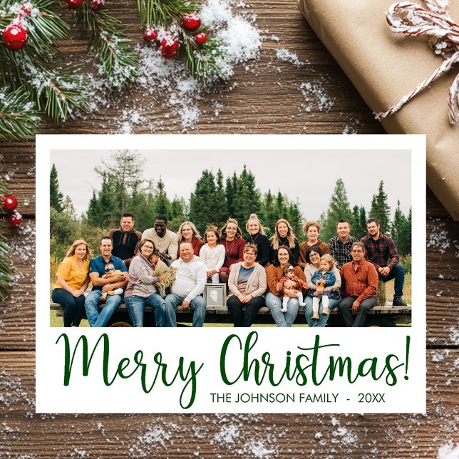 Modern Photo Holiday Card (Creator Uploaded)