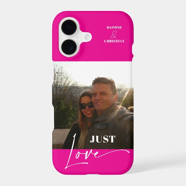 Modern Photo Hot Pink (Back)