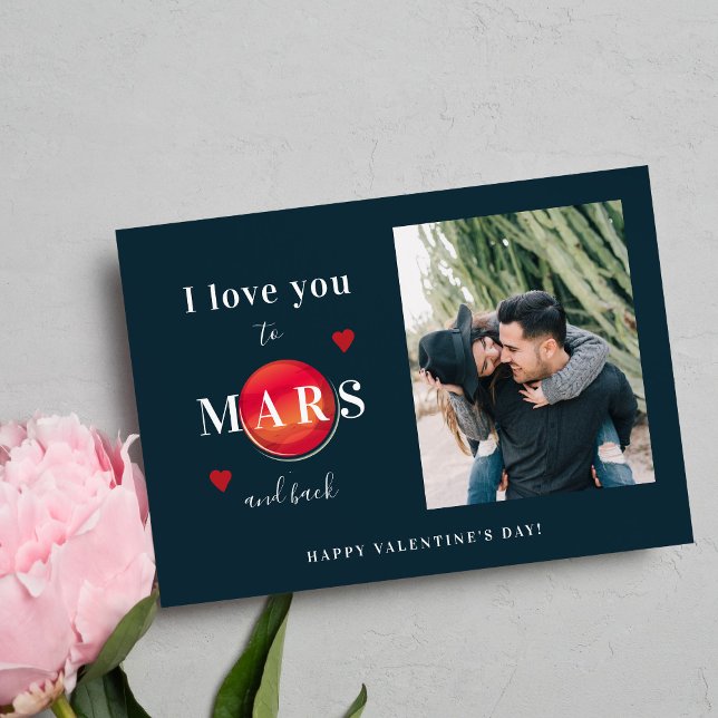 Modern photo I love you Happy Valentine's Day Holiday Card (Creator Uploaded)