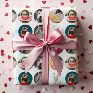 Modern Photo Keepsake Birthday Wrapping Paper