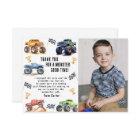 Modern Photo | Kids Monster Trucks Birthday Party