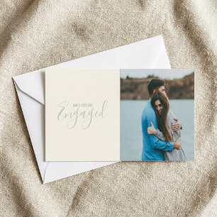 Modern photo memory engagement announcement