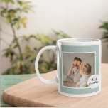 Modern Photo Mint Lovely Grandma Gift  Coffee Mug<br><div class="desc">Whether you're looking for a Mother's Day gift, birthday present, or just want to show your grandma how much she means to you, the Modern Photo Mint Lovely Grandma Gift is the perfect choice. It's a beautiful and sentimental way to honour the special bond between a grandmother and her family,...</div>