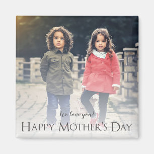 Modern Photo Mother's Day Magnet