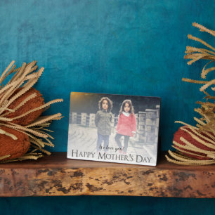 Modern Photo Mother's Day Plaque