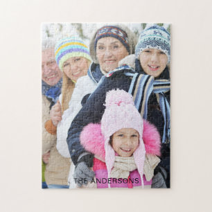 Modern Photo Name Jigsaw Puzzle
