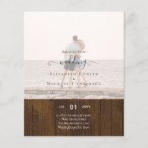 Modern PHOTO OVERLAY TEXT Wedding Budget