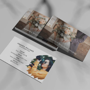 Modern Photo   Photographer Photography Business Card