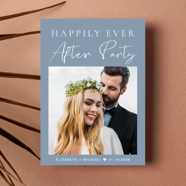 Modern Photo QR Code Wedding Reception Invitation (Your love story deserves a grand celebration!)