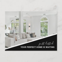 Modern Photo Real Estate Marketing Postcard