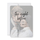 Modern Photo Rehearsal Dinner Invitation