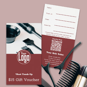 Modern Photo Root Touch-Up Voucher Card