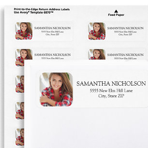 Modern Photo Rounded Edges White