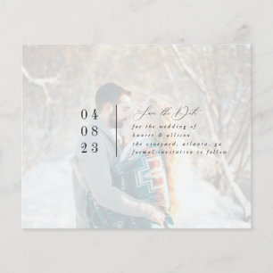 Modern Photo Save the Date
