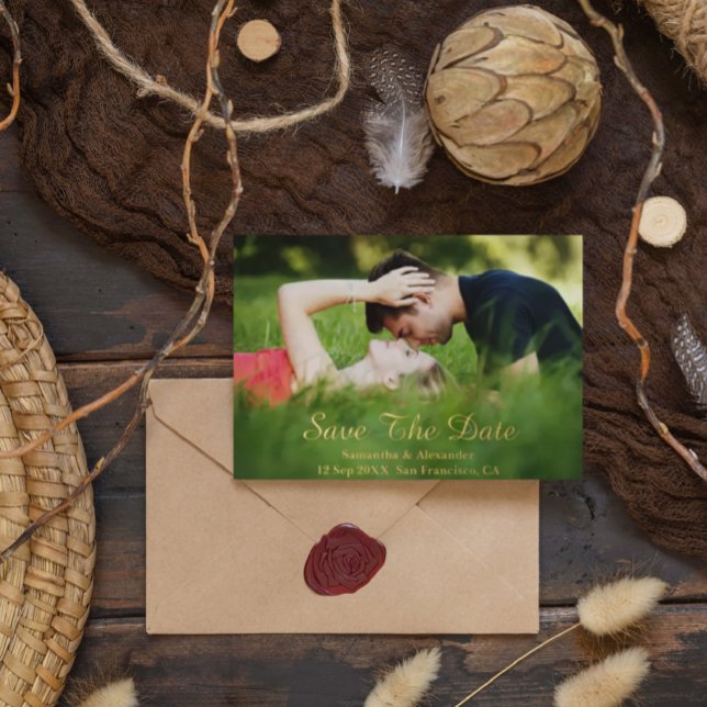 Modern Photo Save The Date Card (Creator Uploaded)