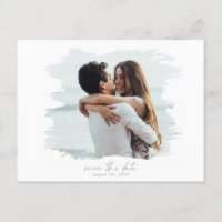 Modern Photo Save the Date PostCard