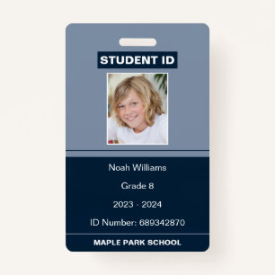 Modern Photo School Student ID  ID Badge