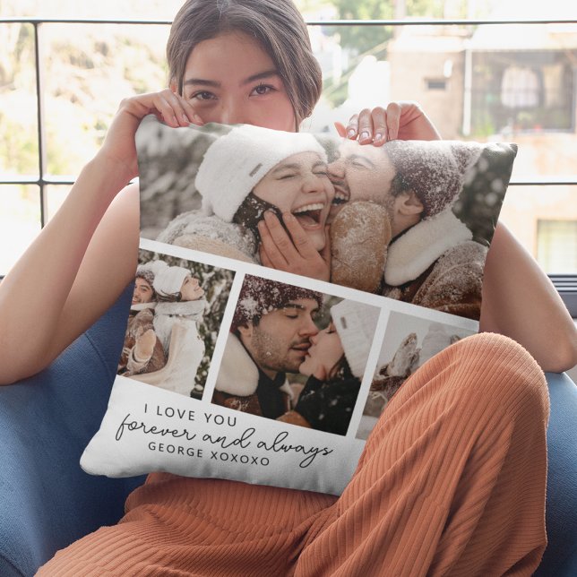Modern Photo Strip Collage Cushion (Creator Uploaded)