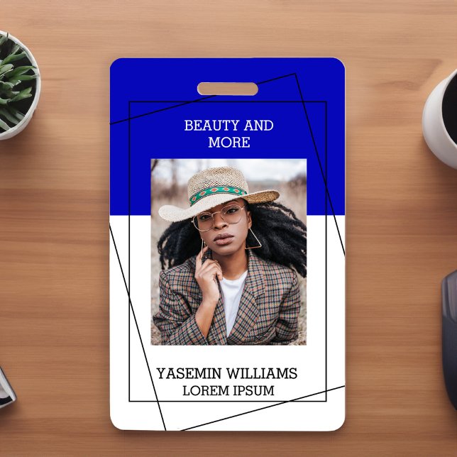 Modern Photo Studio Business ID Card ID Badge (Creator Uploaded)