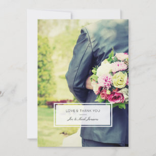 Modern Photo Thank You Card