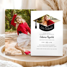 Modern Photo Trendy Graduation Party