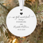 Modern Photo We Got Married During Pandemic