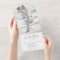 Modern Photo Wedding All in One Invitation