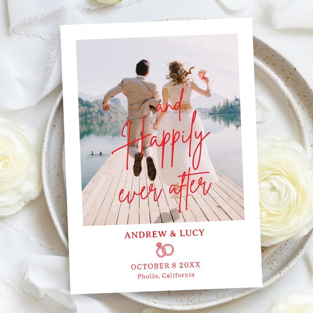 Modern photo wedding  announcement (Creator Uploaded)