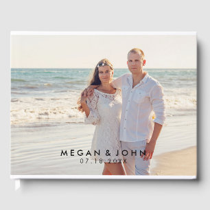 Modern Photo Wedding Guest Book