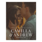 Modern Photo Wedding Keepsake