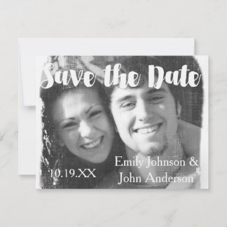 Modern Photo Wedding Save the Date
