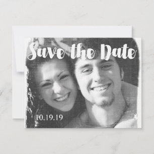 Modern Photo Wedding Save the Date