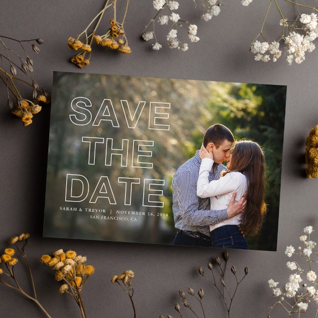 Modern Photo Wedding Save the Date (Creator Uploaded)