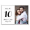 Modern Photo Wedding Table Number Card