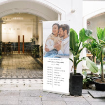 Modern Photo Welcome Timeline Chart