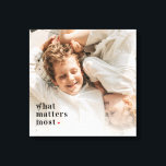 Modern Photo & What Matters Most Positive Quote Canvas Print<br><div class="desc">Introducing the "Modern Photo & What Matters Most Positive Quote" product, available exclusively on Zazzle! This unique and inspiring product combines the power of modern photography with a positive quote that reminds us of what truly matters in life.The "Modern Photo & What Matters Most Positive Quote" product is available in...</div>