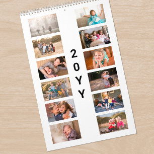 Modern Photo White Cover Calendar