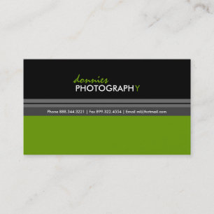 Modern Photographer Business Card