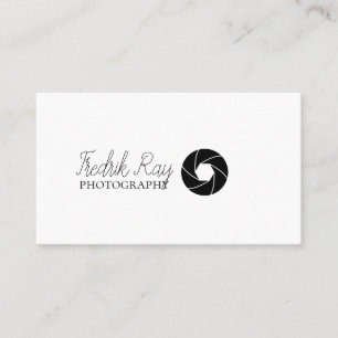 Modern Photographer Business Card