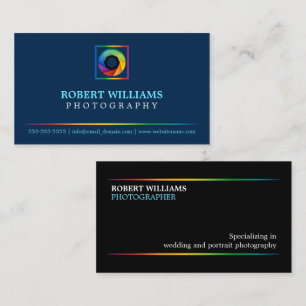 Modern Photographer Business Card