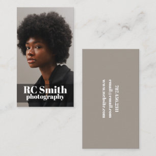 Modern Photographer Business Card