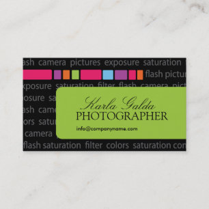 Modern Photographer Business Card