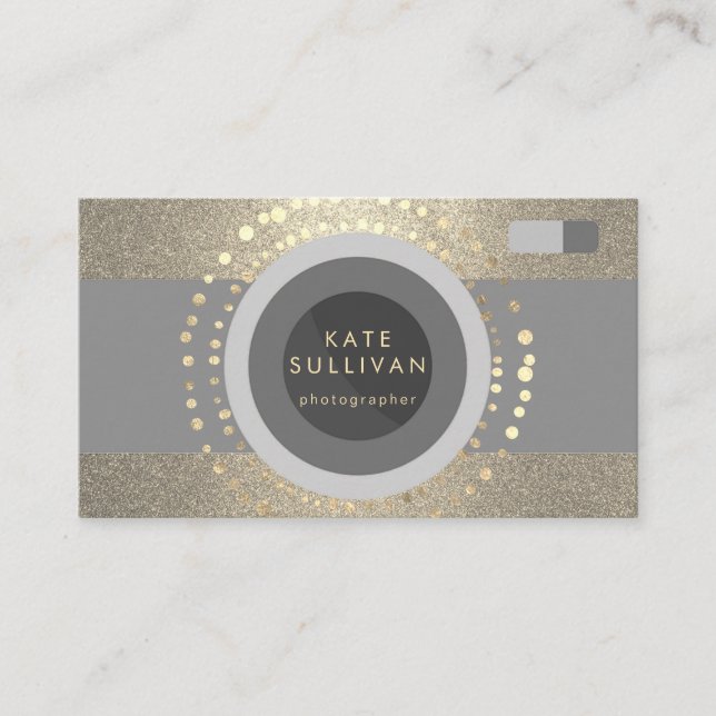  • modern photographer design business card (Front)