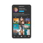 Modern Photographer Instagram Inspired Grid Black