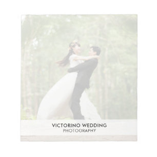 Modern Photographer Simple Elegant Photo Notepad