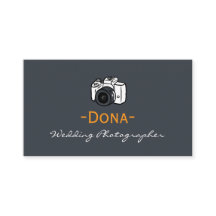 Modern Photography Business Card with Clean Layout