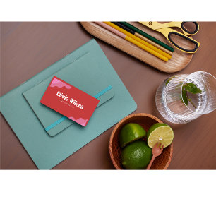 Modern Photography Business Card with QR Code Pr