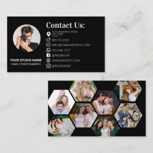 Modern Photography Marketing Camera Photographer Business Card