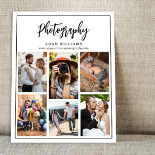 Modern Photography Packages & Pricing Photo Flyer