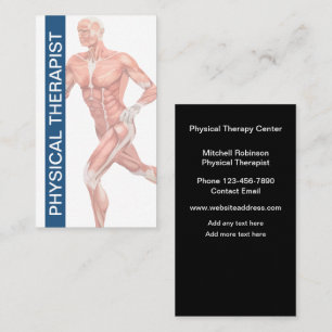Modern Physical Therapy Orthopaedic Business Card